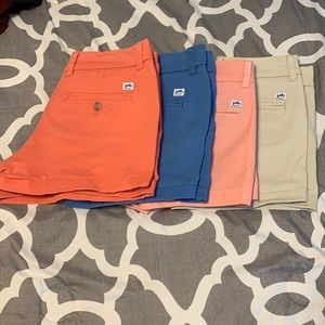 Set of 4 - Southern Tide Leah Shorts